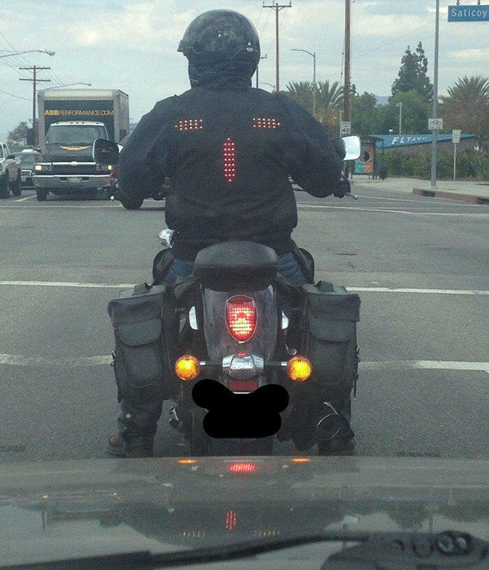 A Jacket With Turn Signals