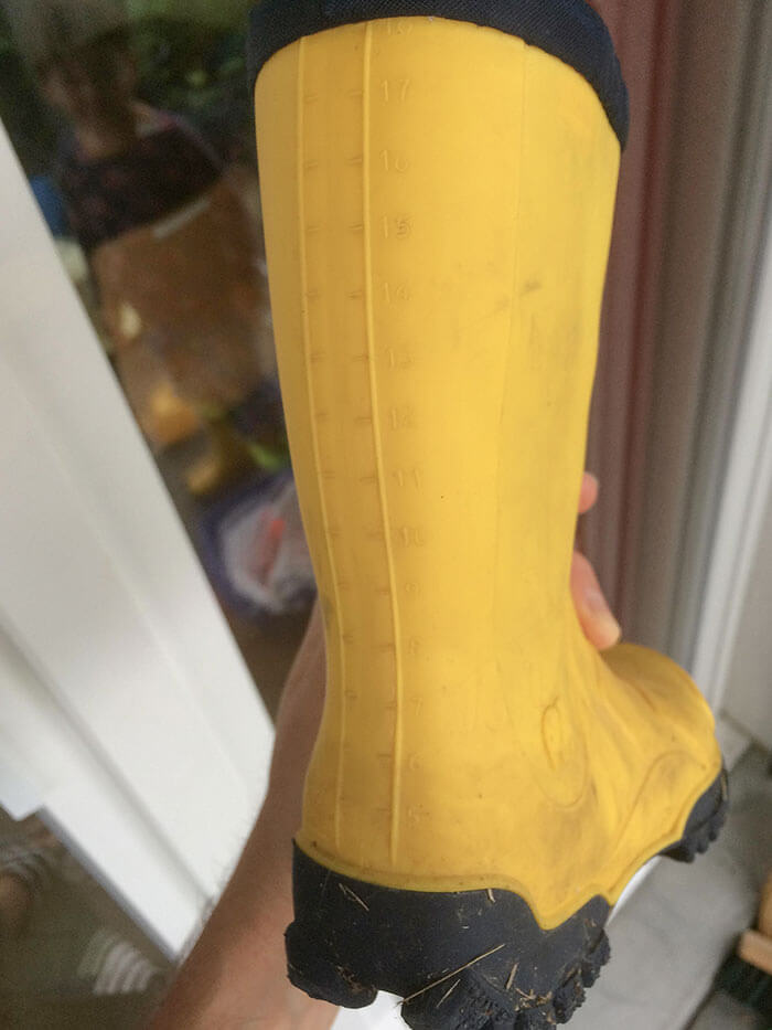 Boots That Tell You How Deep The Water Is