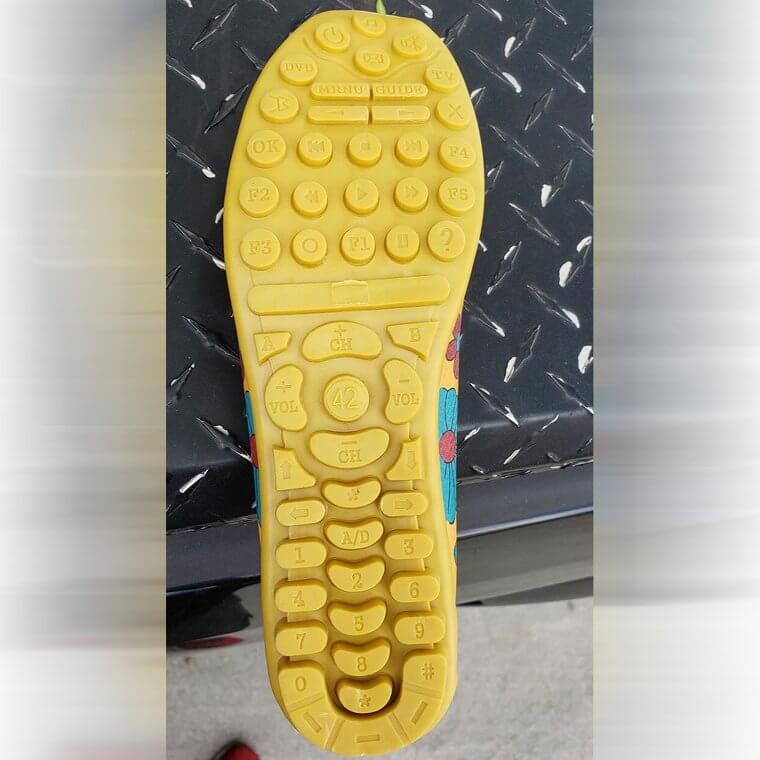 Tread Shaped Like A Remote