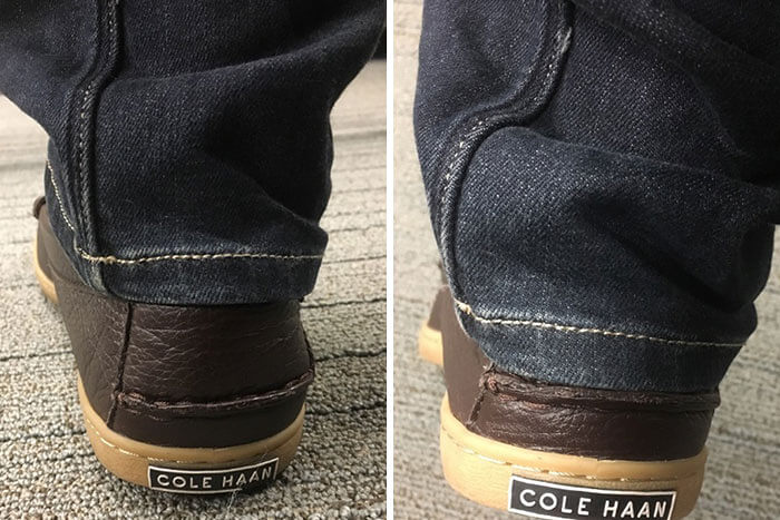 Shoes With A "Ledge"